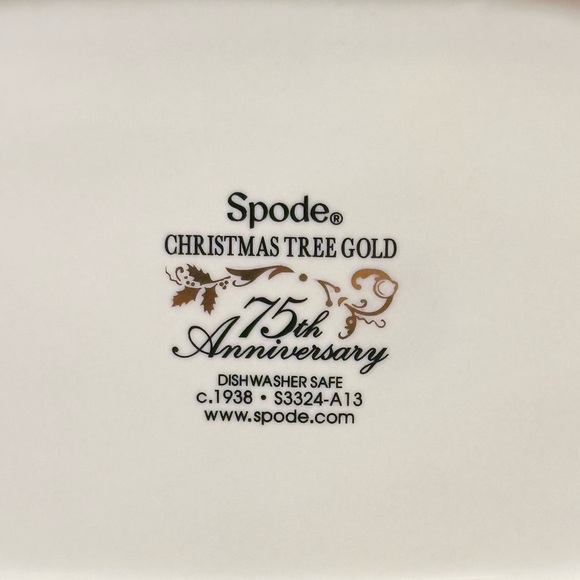 🎄🌟3xHP🌟VTG Spode of England Christmas Tree Gold Teapot - Picture 15 of 16